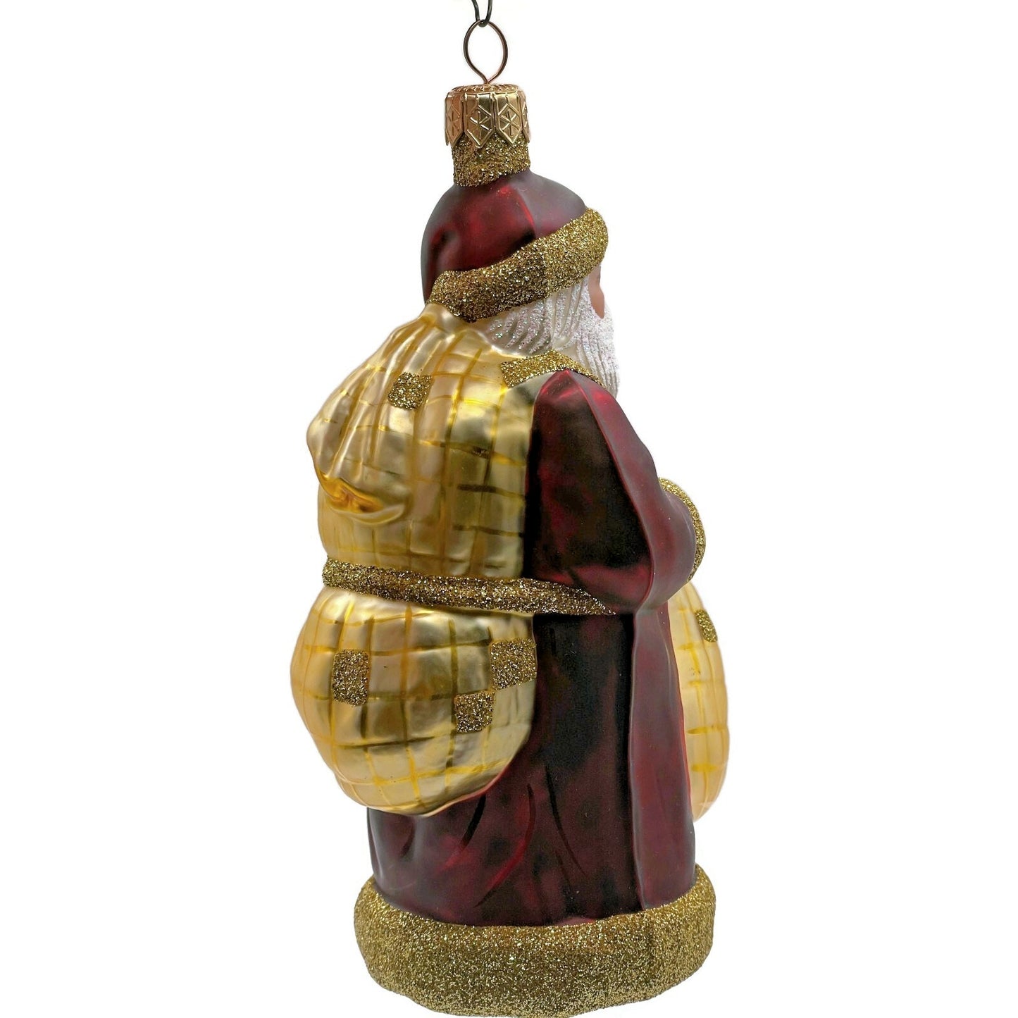 Patricia Breen Laden With Love Bordeaux Green Mittens Christmas Tree Ornament