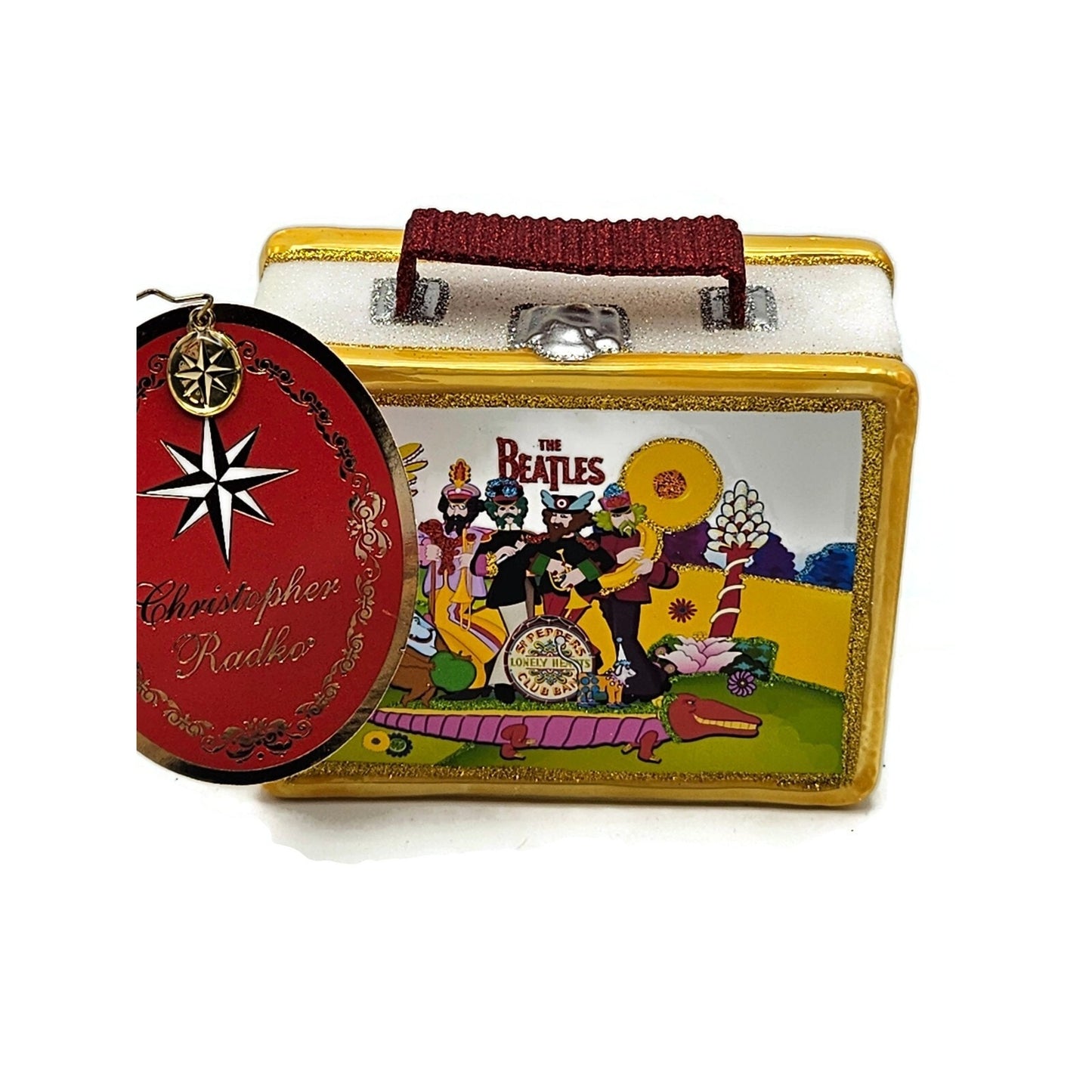 Christopher Radko Beatles Lets Do Lunch Box Christmas Tree Ornament 1021227