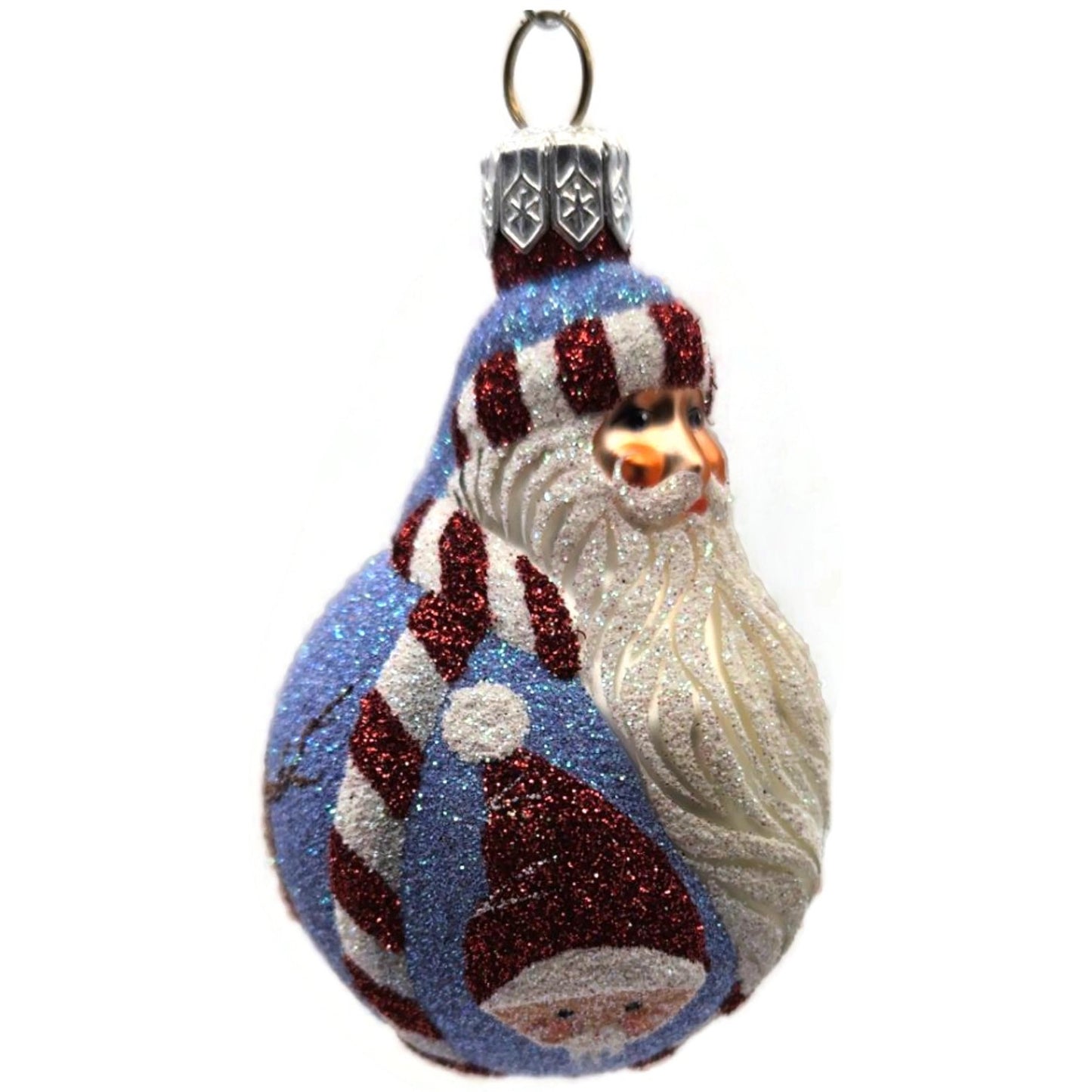Patricia Breen Miniature Santa du Monde Christmas Icons Snowman Tree Ornament