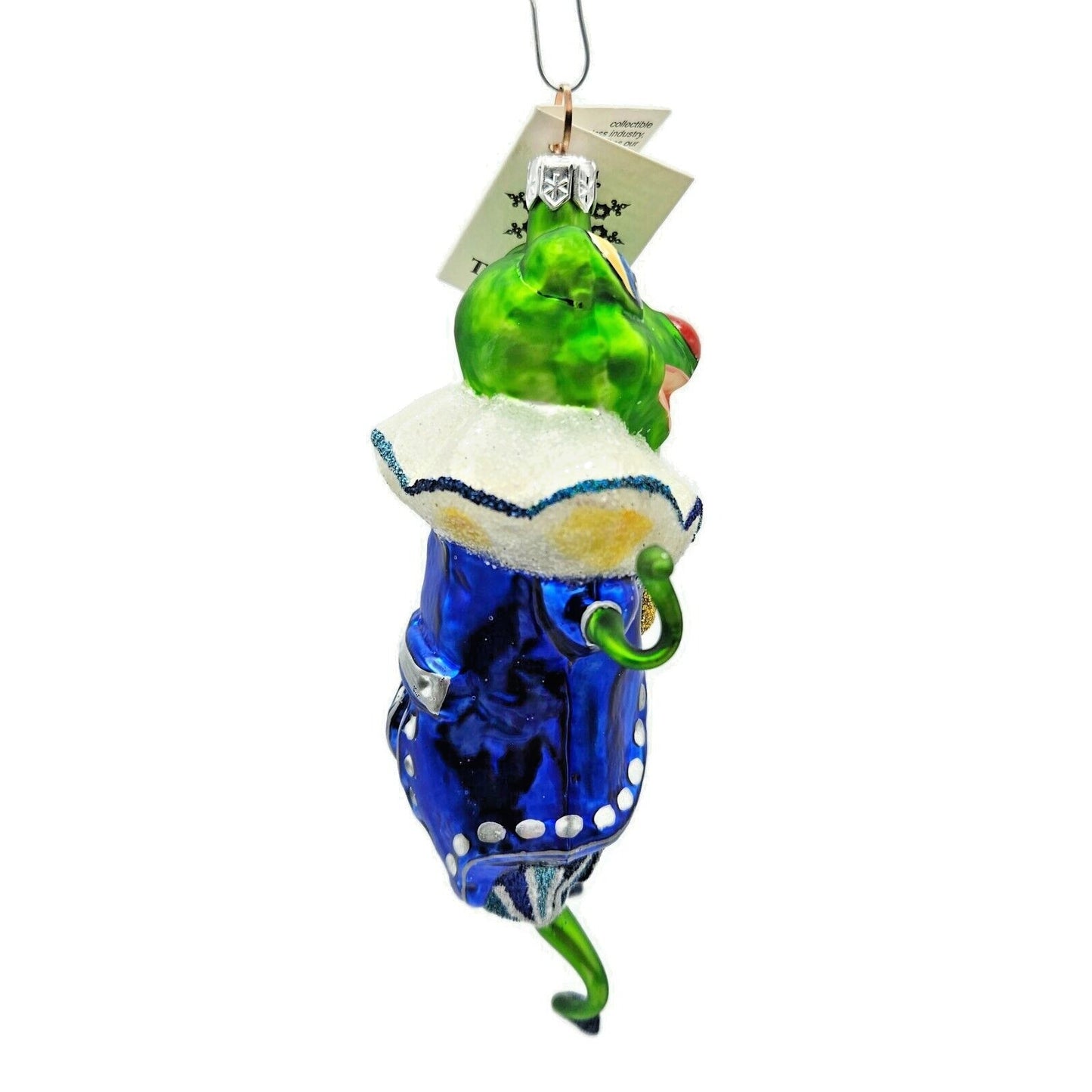 Slavic Treasures Jumping Jester Frog Halloween Christmas Tree Ornament 00402AFB