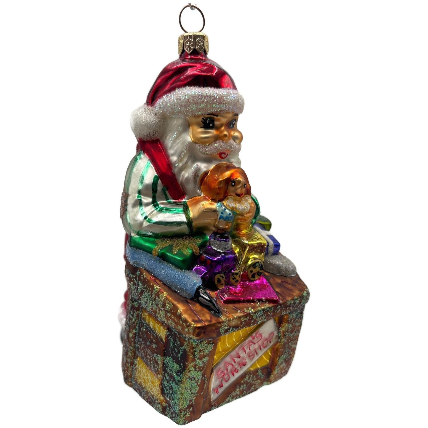 Christopher Radko Santa's Workshop Toys Glass Christmas Tree Ornament 97-231-0