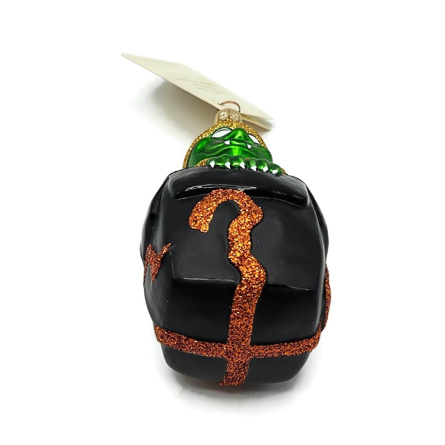 Patricia Breen Mmmonster Present Black Orange Halloween Christmas Tree Ornament