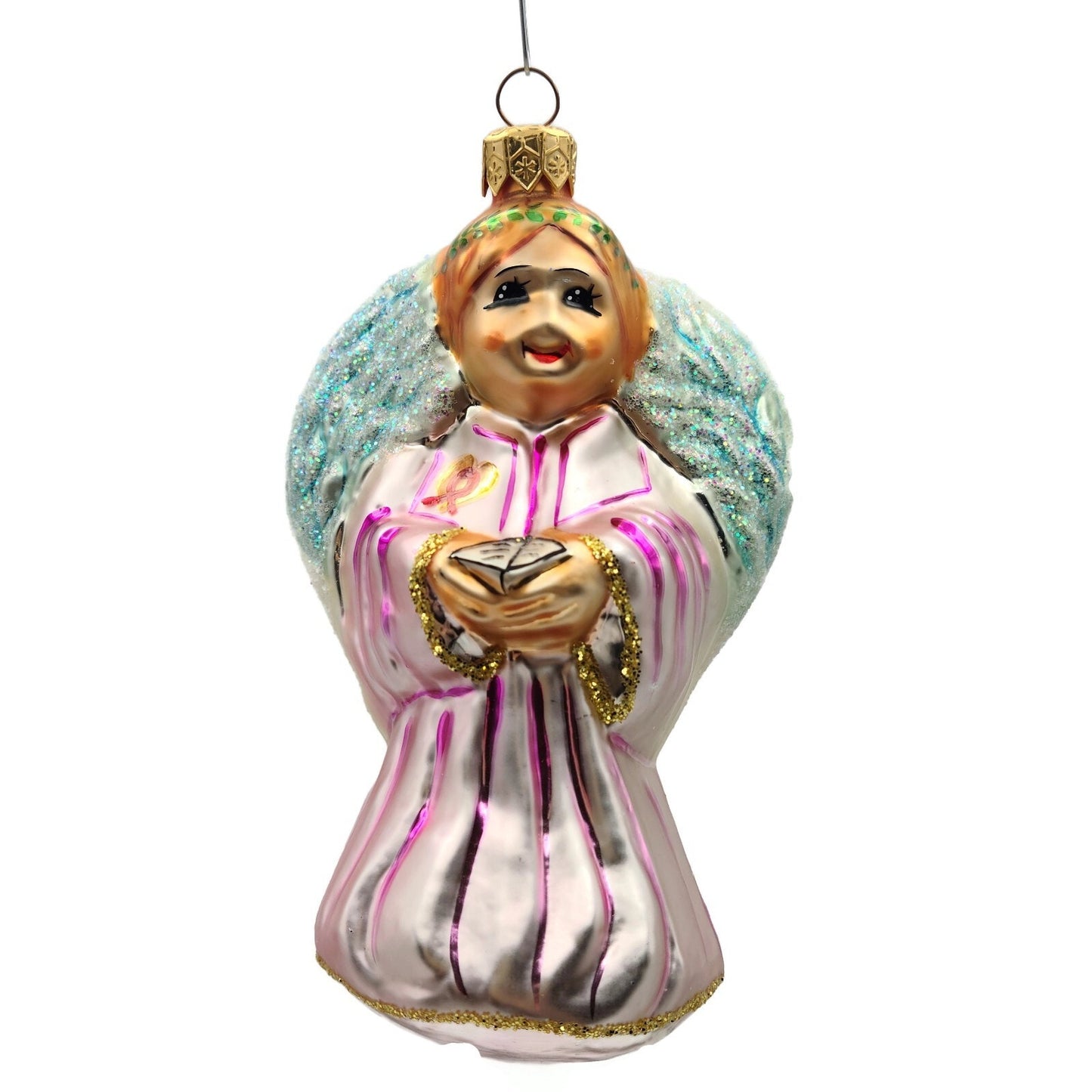 Christopher Radko On Wings of Hope Angel Christmas Holiday Tree Ornament 1995