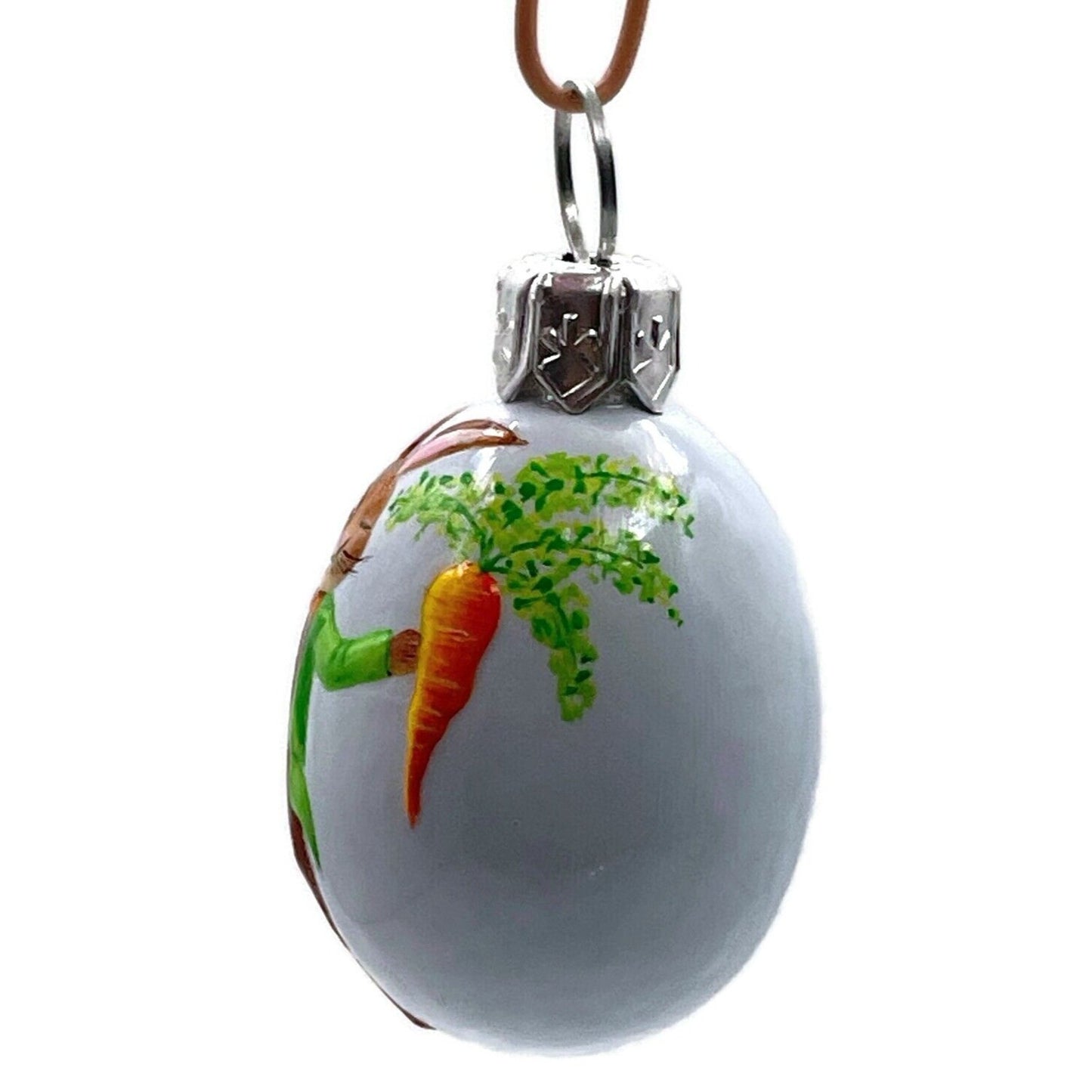 Patricia Breen Miniature Egg Mon Oncle Bunny Carrot Easter Christmas Ornament