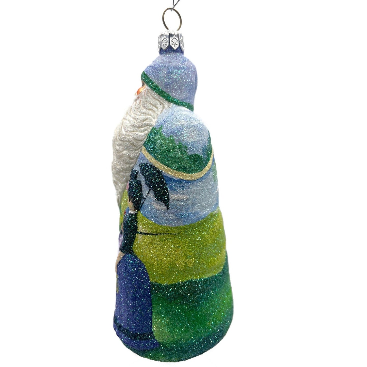 Patricia Breen Seurat Santa Sunday At La Grande Jatte Spring Christmas Ornament