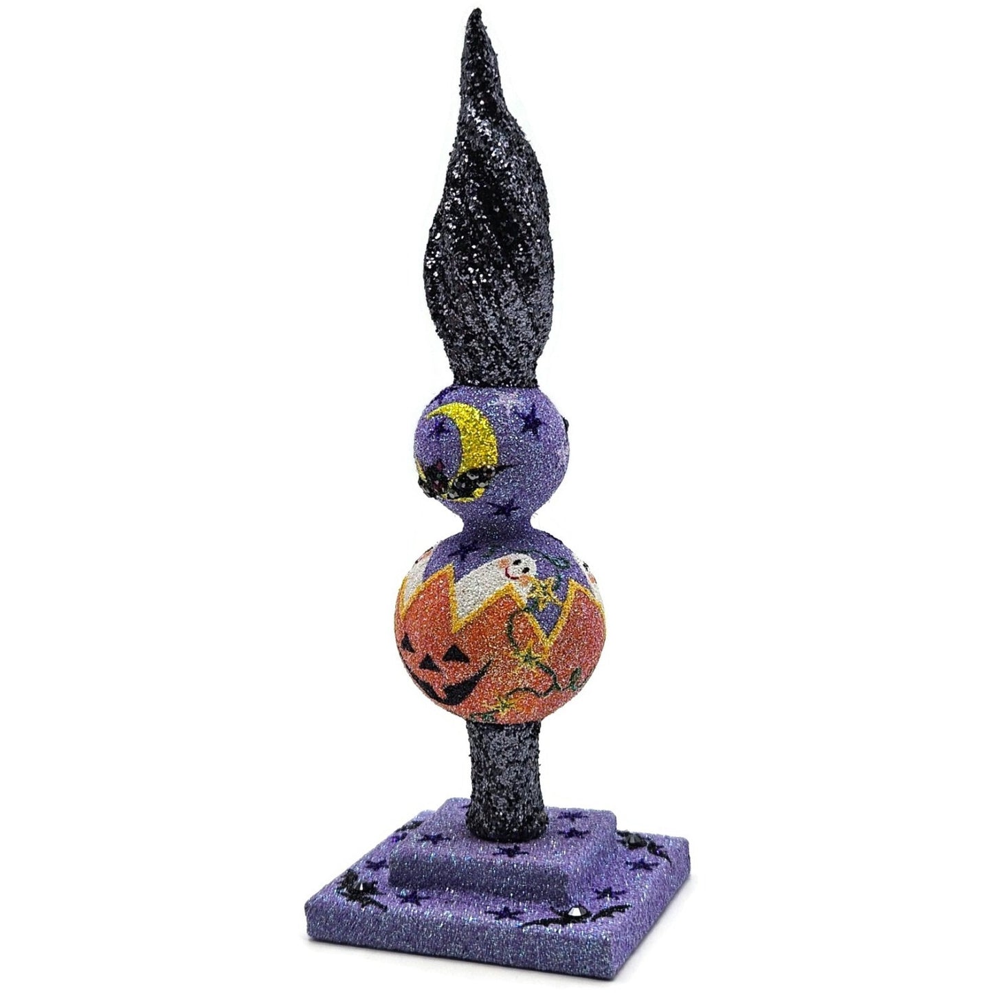 Patricia Breen Ultra Miniature Finial Pumpkin Bat Stars Halloween Ornament