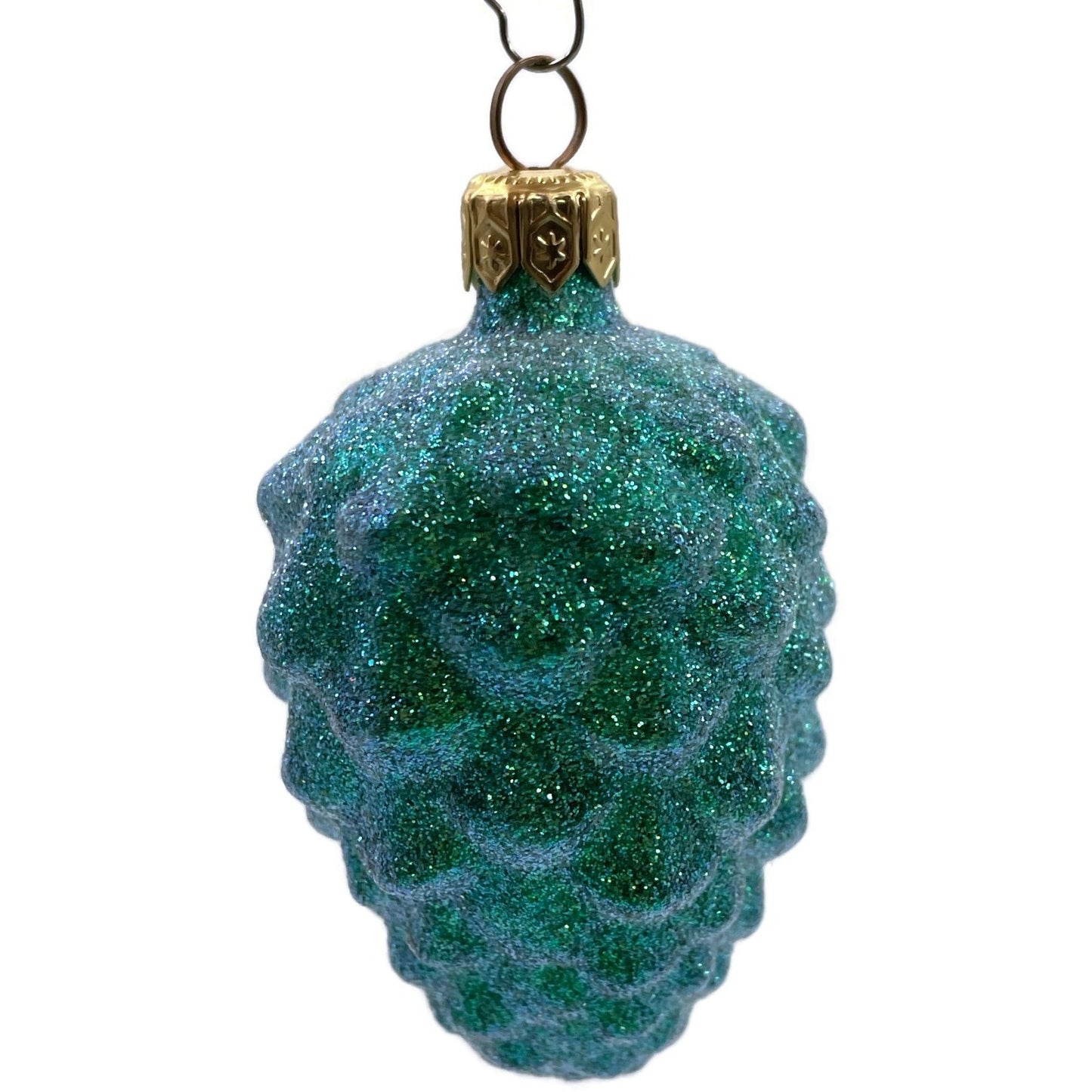 Patricia Breen Walk in the Woods Pine Cone Green Fall Christmas Tree Ornament