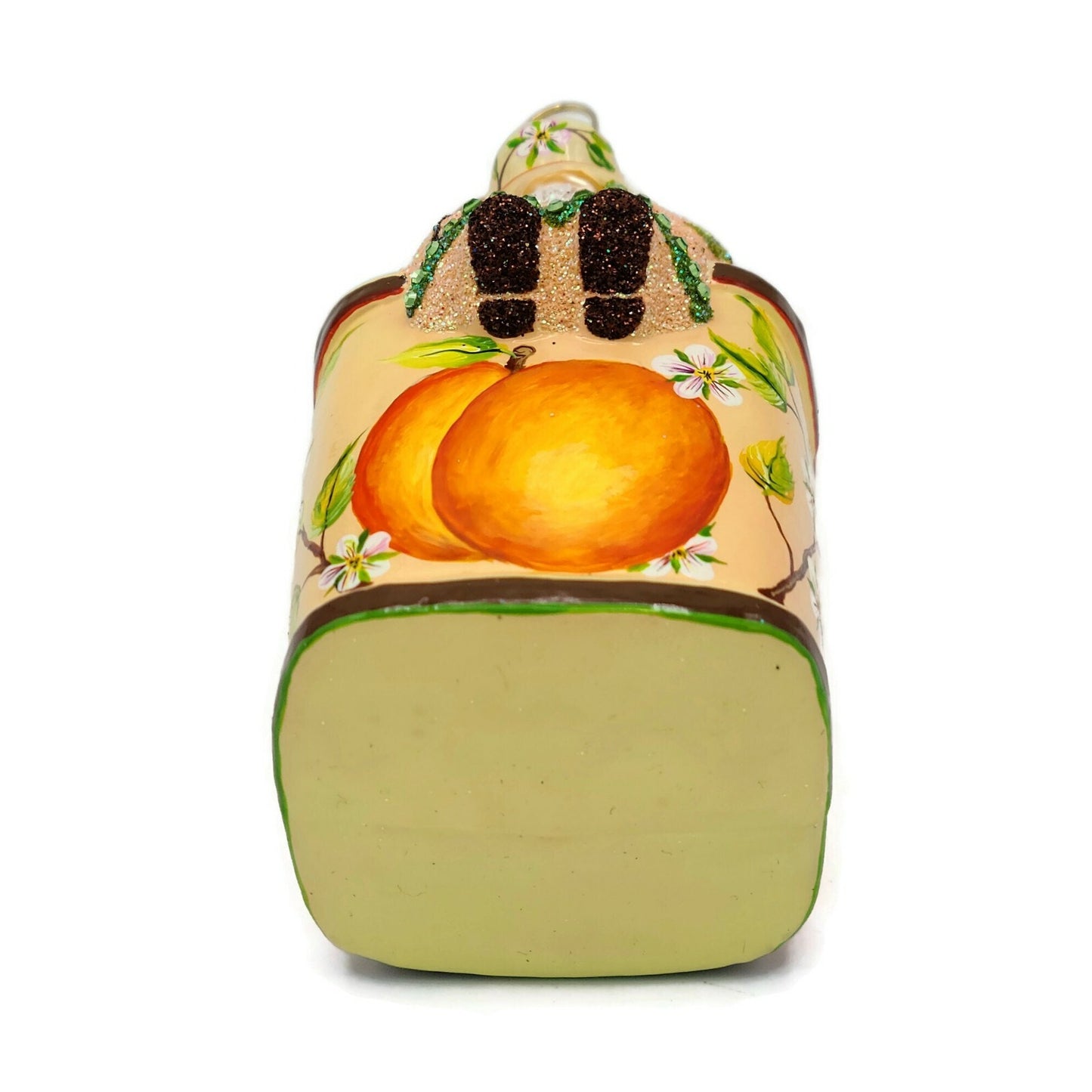 Patricia Breen Tea Time Santa Peach Tea Party Free Standing Holiday Ornament