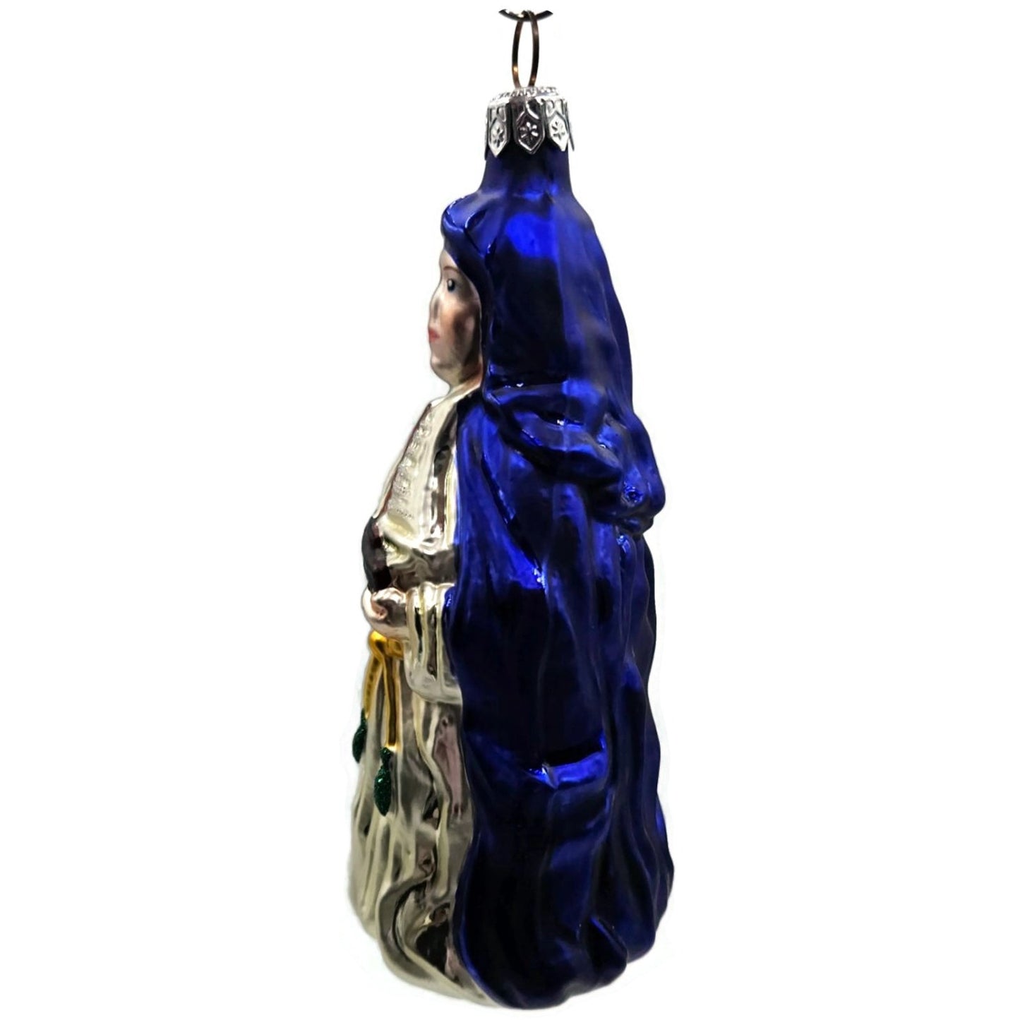 Patricia Breen Saint Ursula Cobalt Blue Sailboat Christmas Ornament Religious