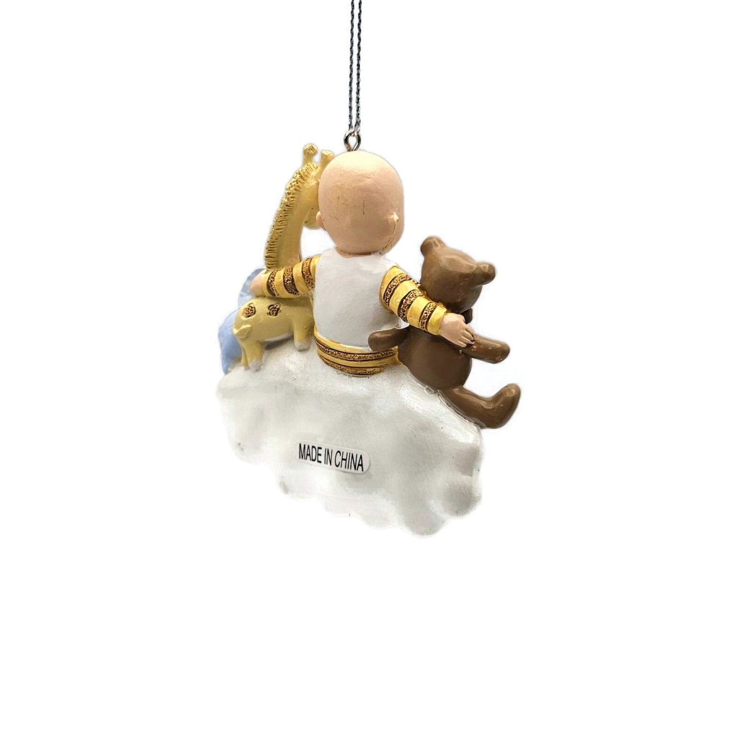 Baby's First Christmas Zoo Animals Adoption Resin Holiday Tree Ornament Midwest