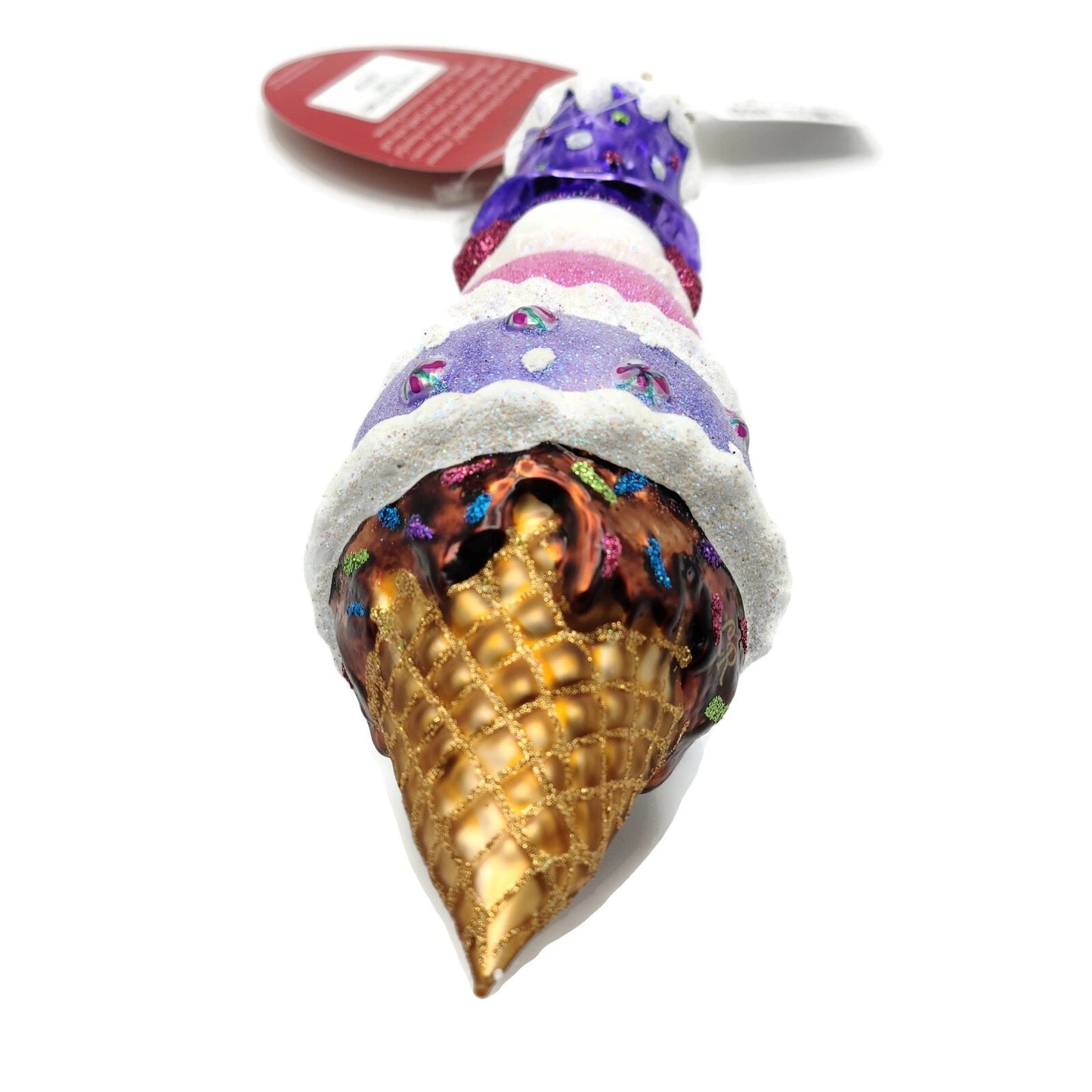 Christopher Radko A Cold and Frosty Treat Cone 1020728 Christmas Tree Ornament