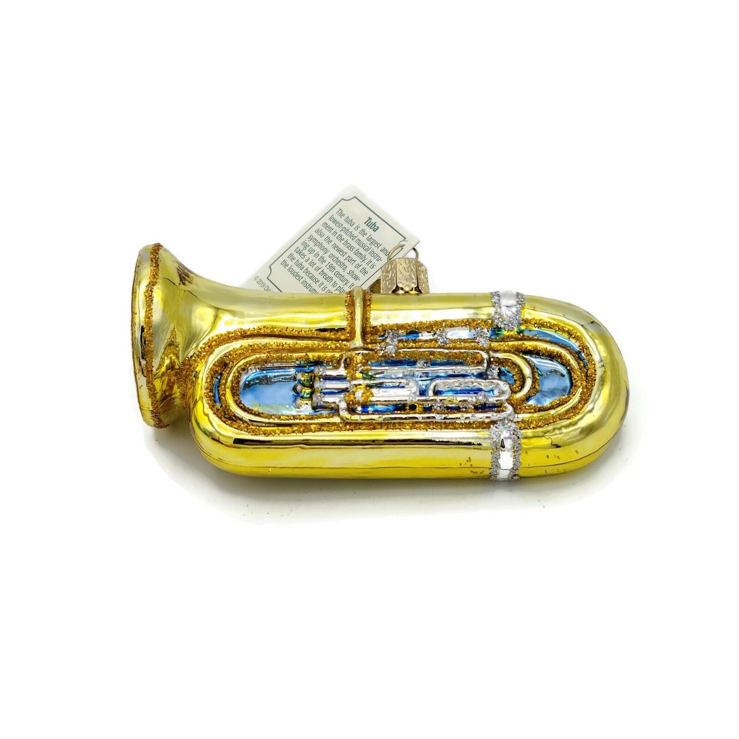 Tuba Ornament Musical Instrument Brass Symphony Horn Old World Christmas OWC