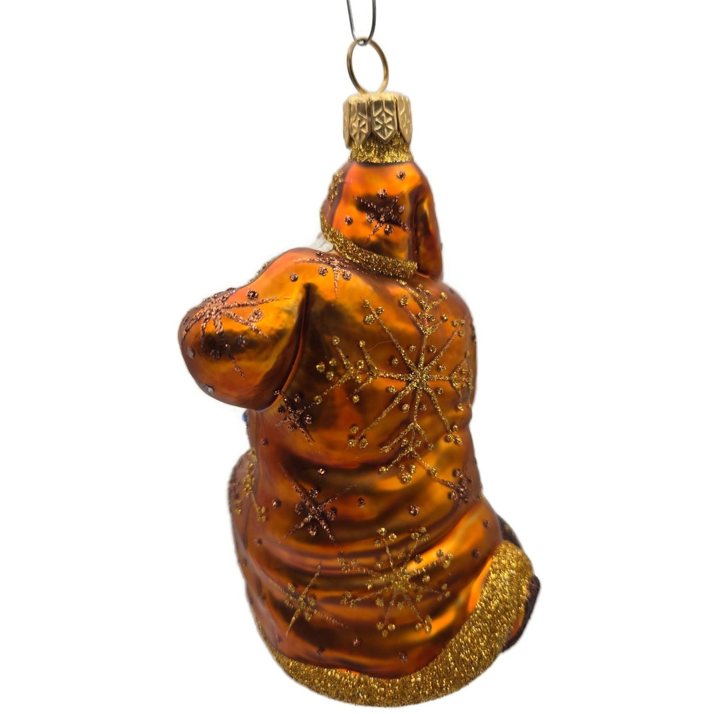 Patricia Breen Five Golden Rings Santa Claus 12 Days Bronze Christmas Ornament