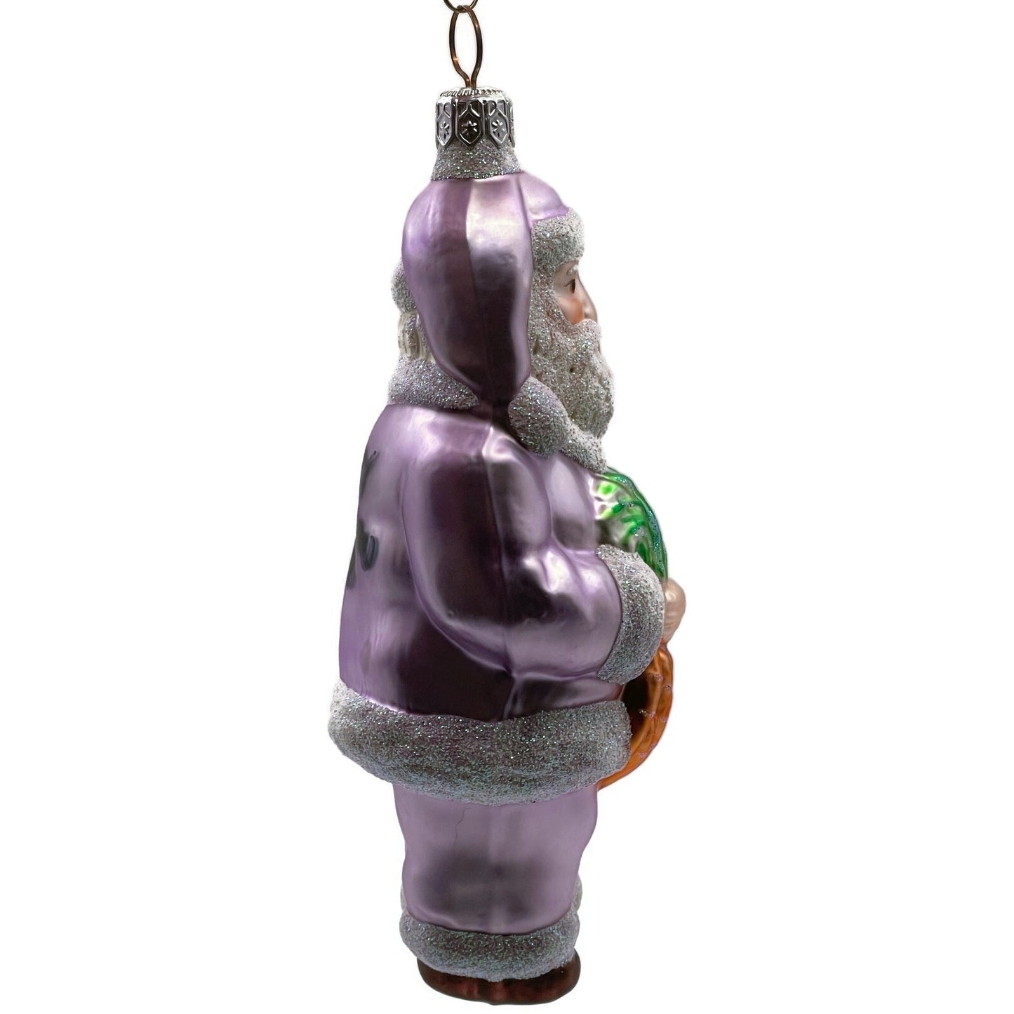 Patricia Breen A Snack for Rudolph Lavender Signed Carrots Christmas Ornament