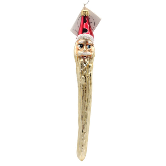Christopher Radko Pencil Santa Claus Icicle Christmas Tree Ornament 95-232-0