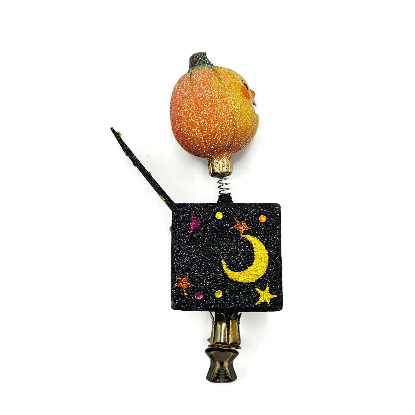 Patricia Breen Jolly Surprise Jack-O-Lantern Orange Pumpkin Halloween Ornament