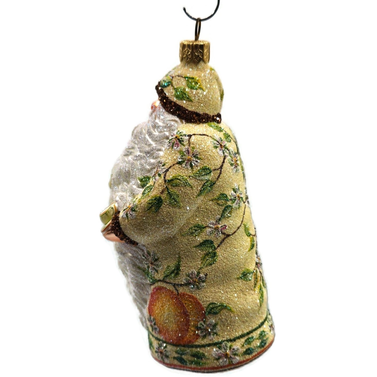 Patricia Breen Connaught Santa Peaches Spring Tea Party Christmas Tree Ornament