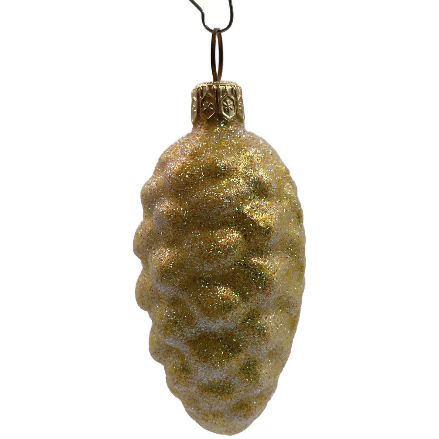 Patricia Breen Walk in The Woods Spruce Cone Yellow Fall Christmas Tree Ornament