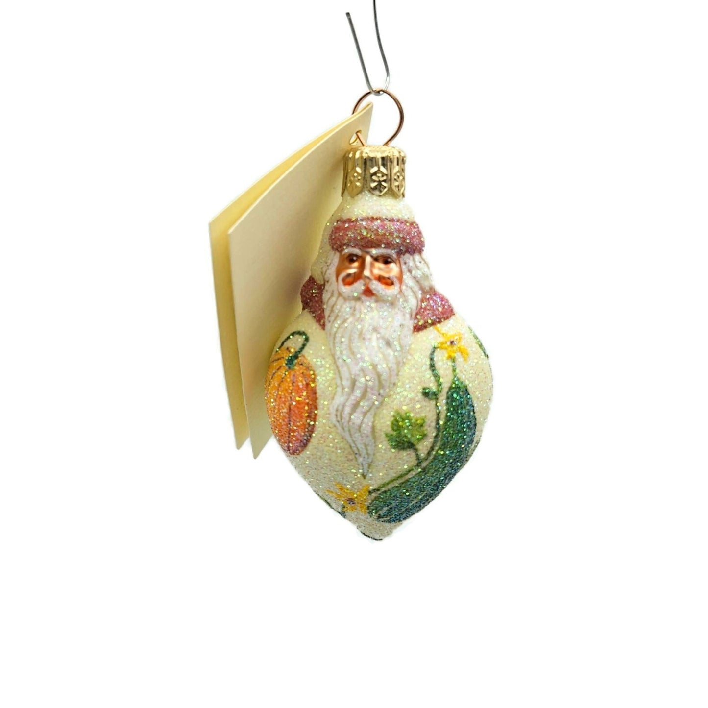 Patricia Breen Miniature Santa Poeticus Gourds Fall Christmas Tree Ornament