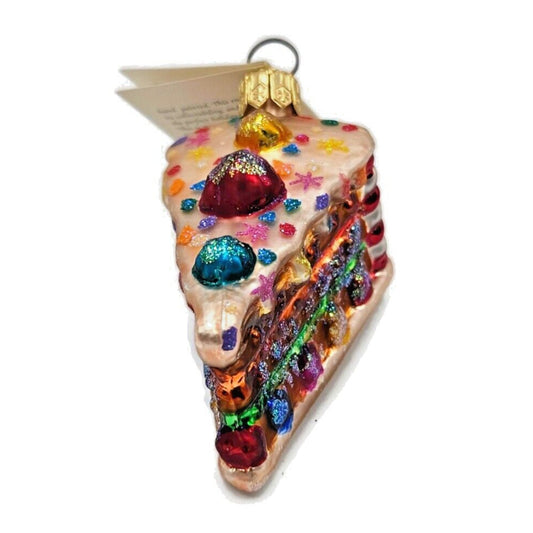 Christopher Radko Just Desserts Gem Christmas Cake Ornament 99-965-0
