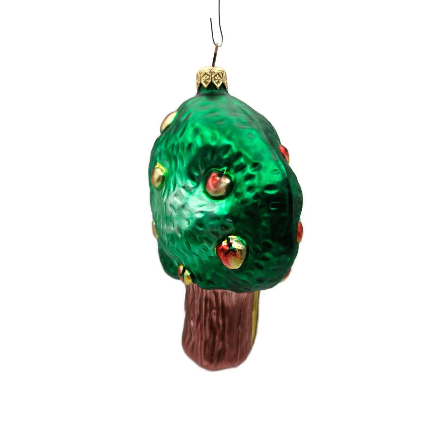 Patricia Breen Apple Tree Boy Matte Tree Glitter Ladder Summer Tree Ornament
