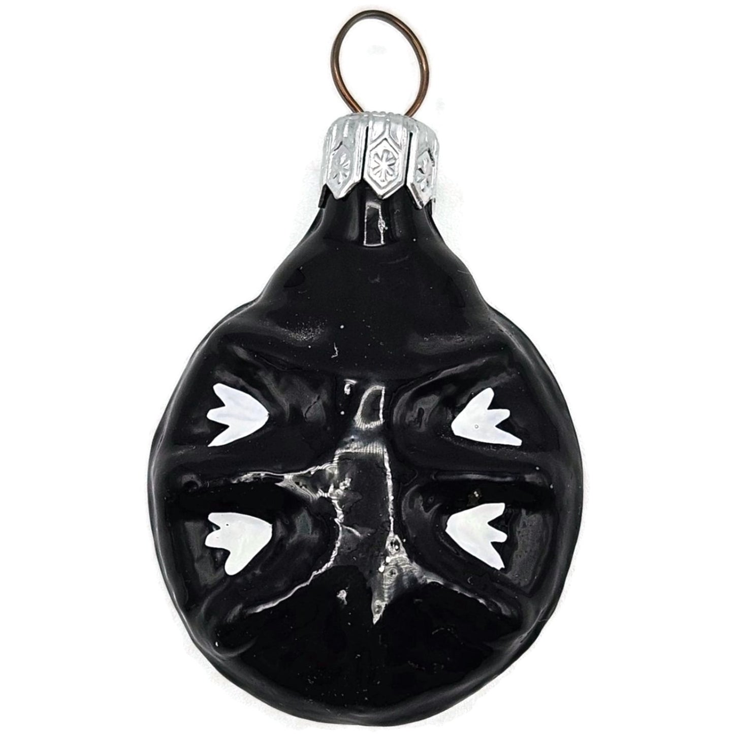 Patricia Breen Ladybug Black White Polka Dots Spring Christmas Tree Ornament