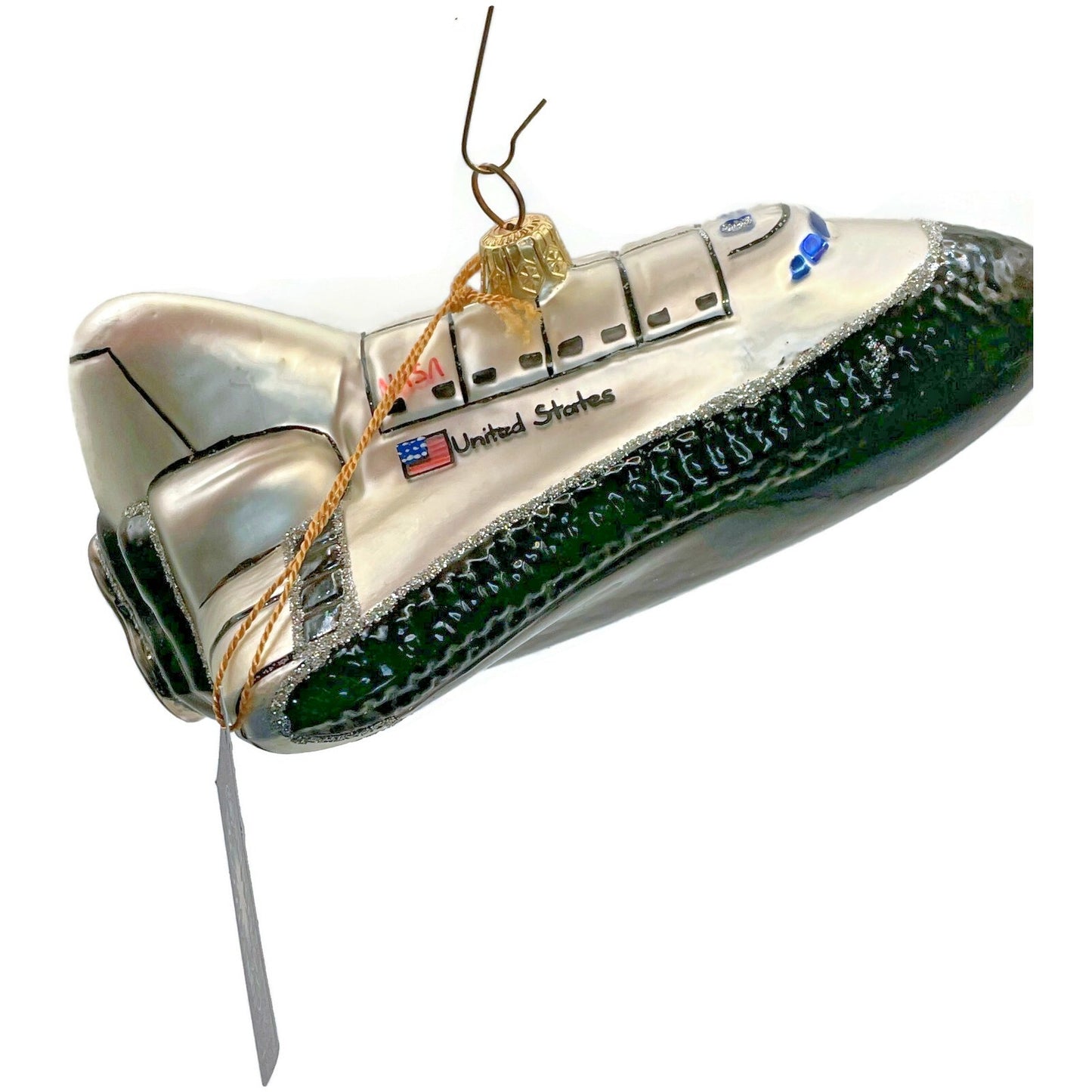 Space Shuttle Christmas Ornament Polonaise Smithsonian Institute Kurt S Adler