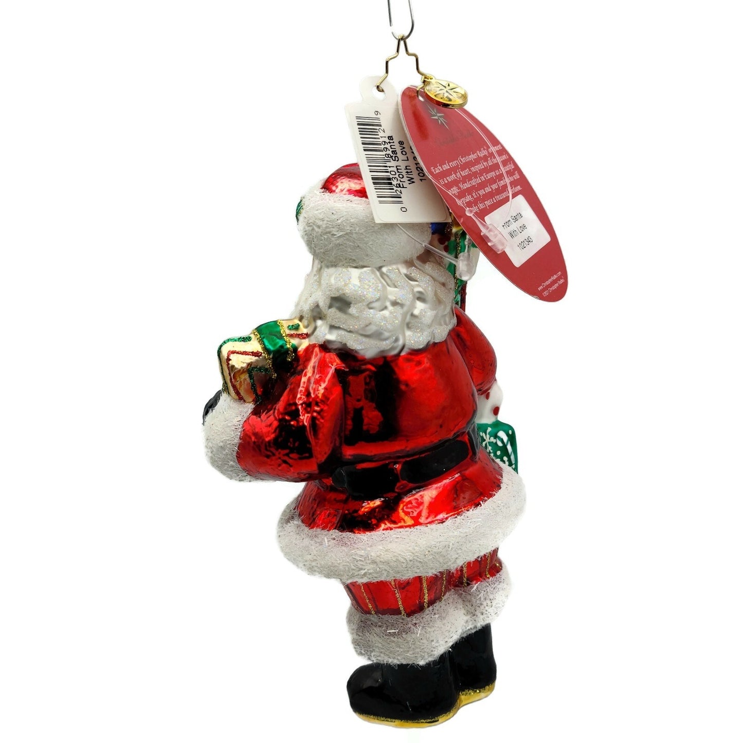 Christopher Radko From Santa With Love Christmas Holiday Tree Ornament 1021343