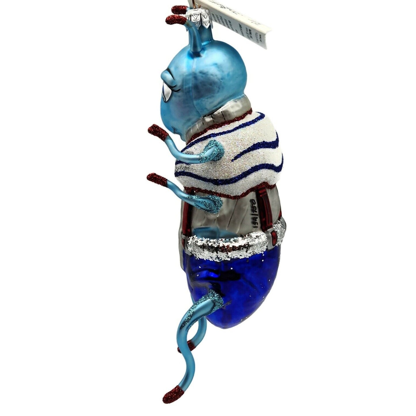 Slavic Treasures Whopper Hopper Blue Bug Halloween Tree Ornament 99-154-B-FB