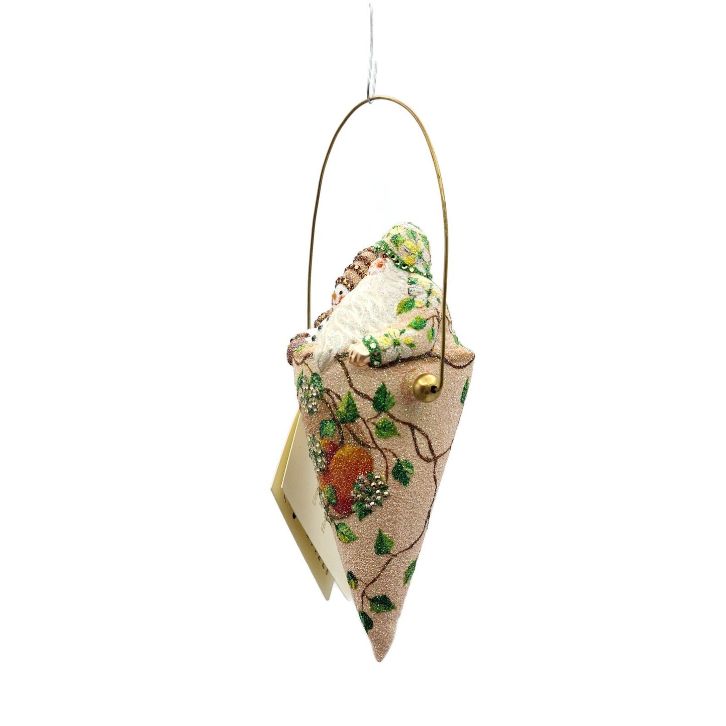 Patricia Breen Victorian Candy Cone Peaches Spring Christmas Tree Ornament