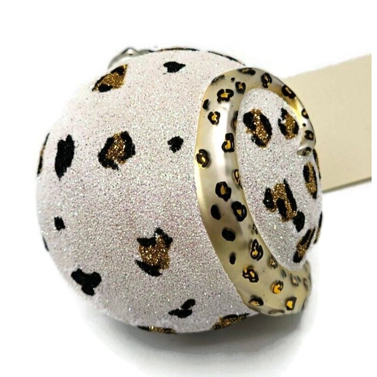 Patricia Breen Chameleon Leopard Animal Prints Christmas Holiday Tree Ornament