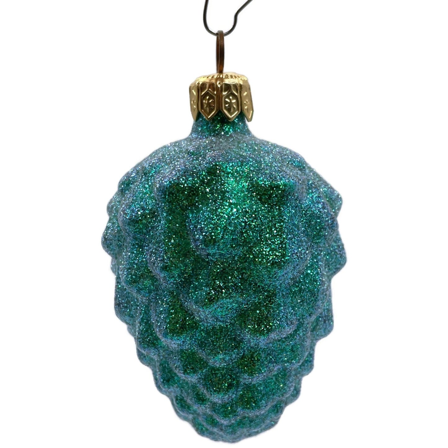 Patricia Breen Walk in the Woods Pine Cone Green Fall Christmas Tree Ornament