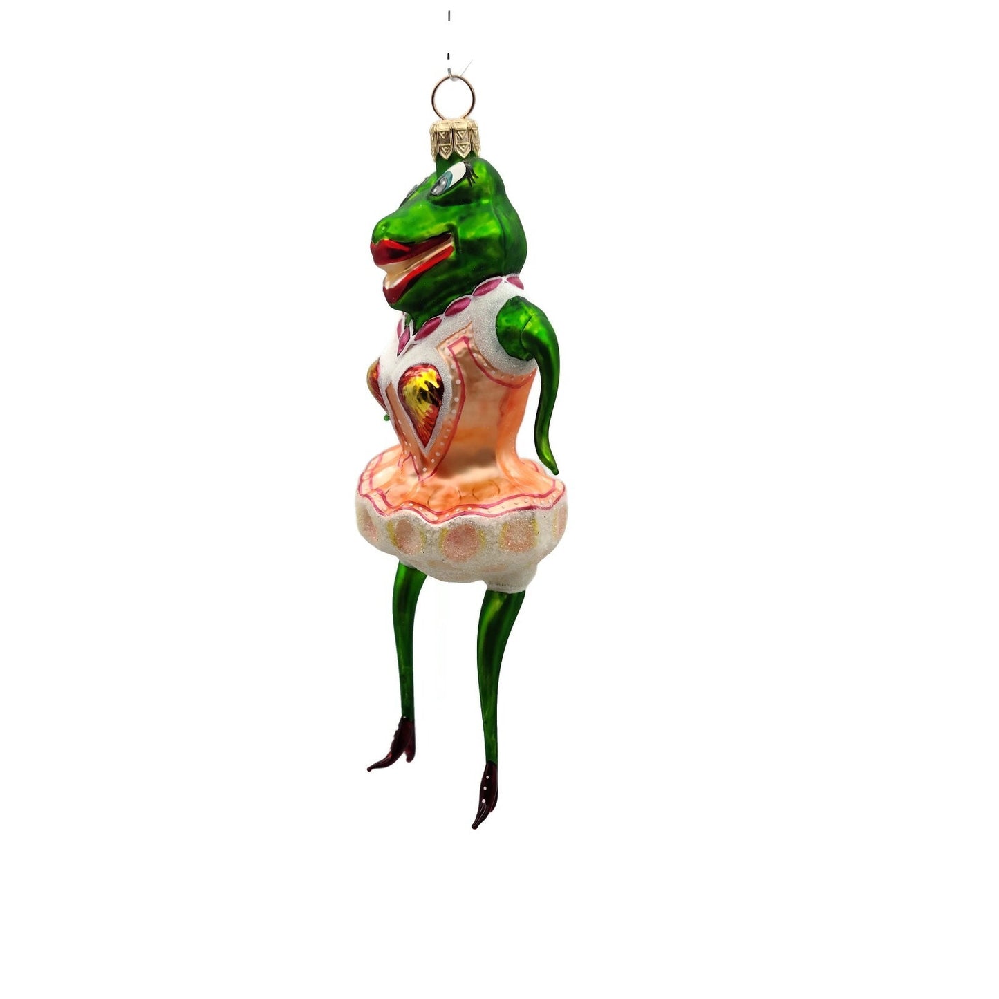 Slavic Treasures High Wire Honey Frog Halloween Christmas Tree Ornament 00403AFB