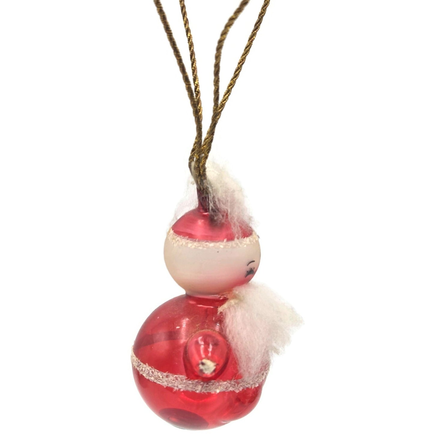 Soffieria De Carlini Santa Claus Hot Air Balloon Red Christmas Tree Ornament