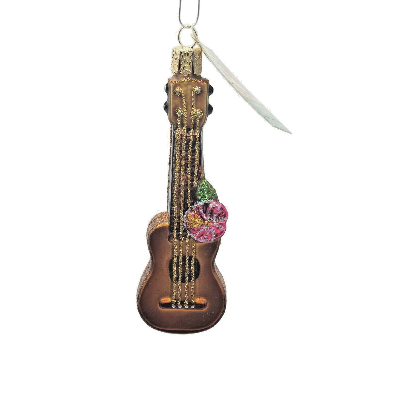 Old World Christmas Ukulele Instrument Christmas Holiday Tree Ornament OWC 38040