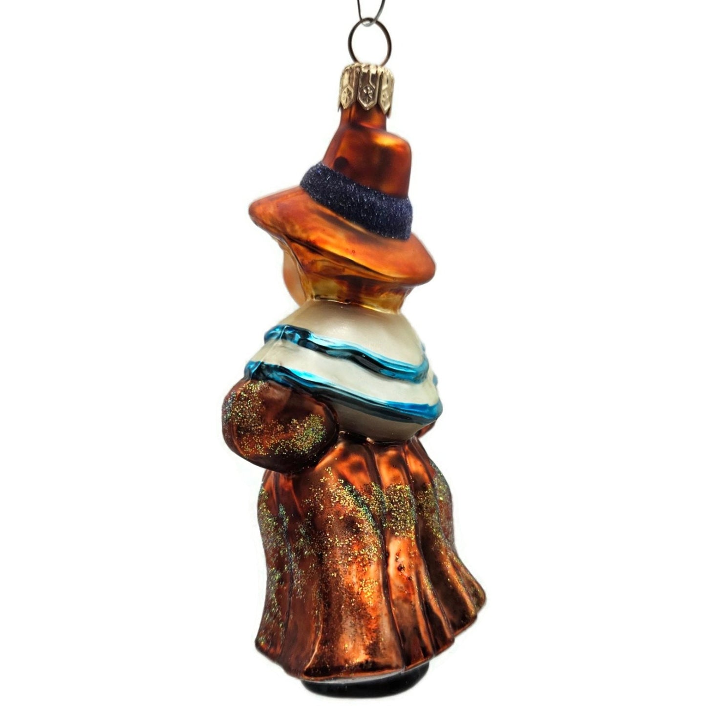 Christopher Radko Priscilla Pilgrims Halloween Christmas Tree Ornament 990950