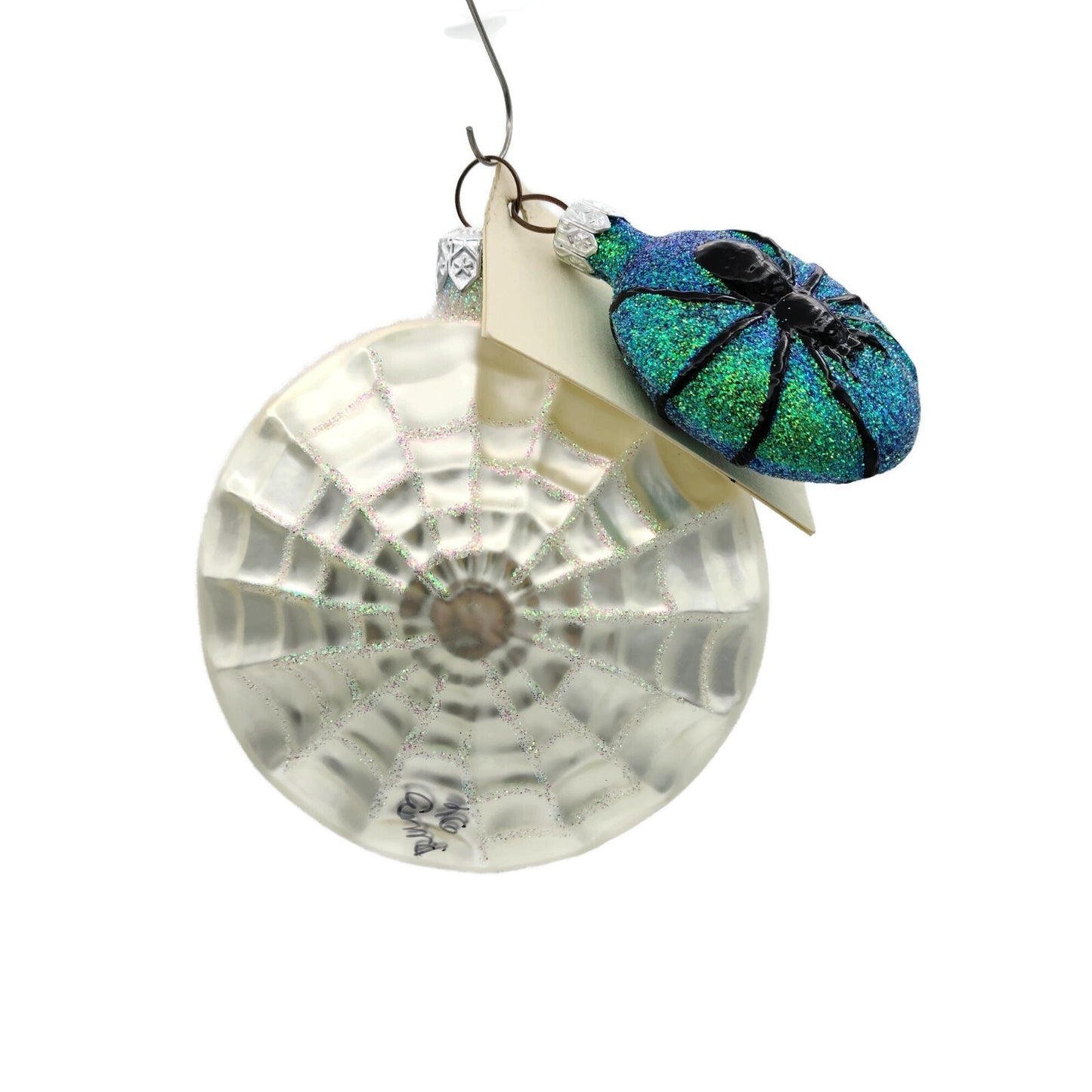 Patricia Breen Victorian Spider and Web Pearl Halloween Christmas Tree Ornament