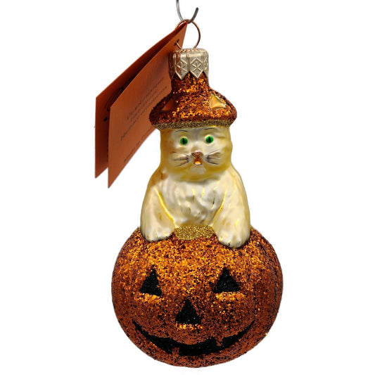 Patricia Breen Halloween Cat O Lantern Orange Pumpkin Christmas Tree Ornament