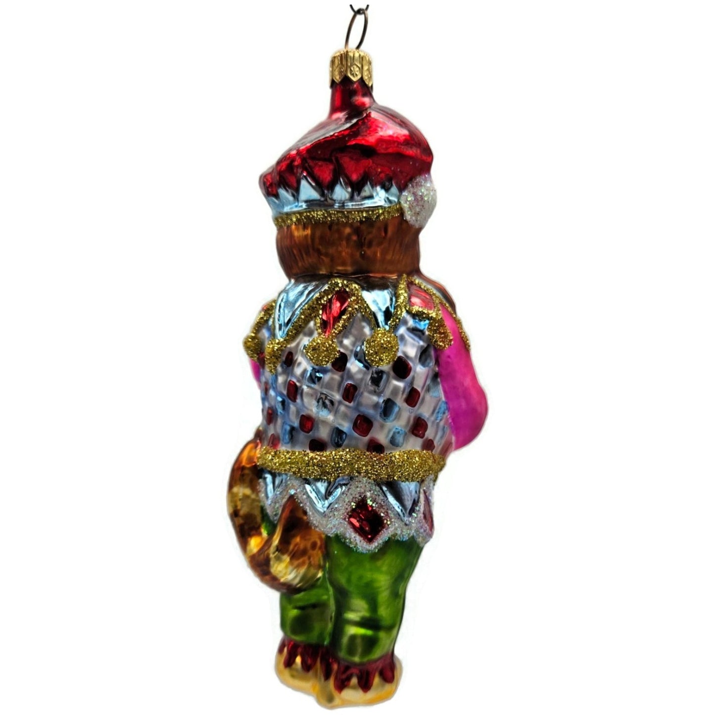 Christopher Radko Romeow Cat With Fiddle Violin Christmas Ornament 96-242-02