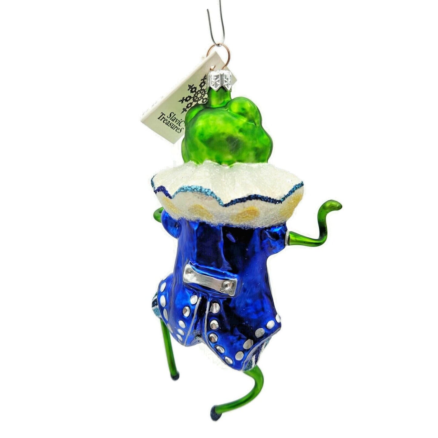 Slavic Treasures Jumping Jester Frog Halloween Christmas Tree Ornament 00402AFB