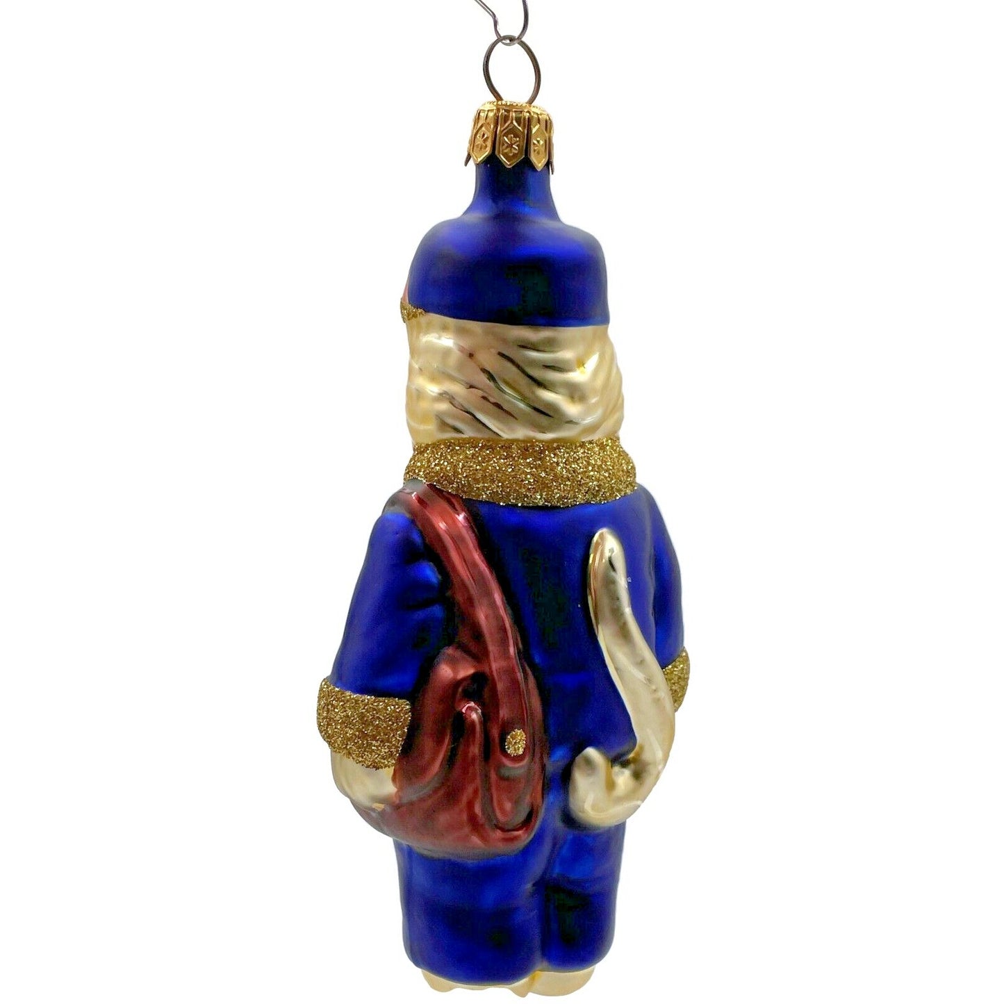 Patricia Breen Le Postal Cat Blue Kitty Valentines Heart Christmas Tree Ornament