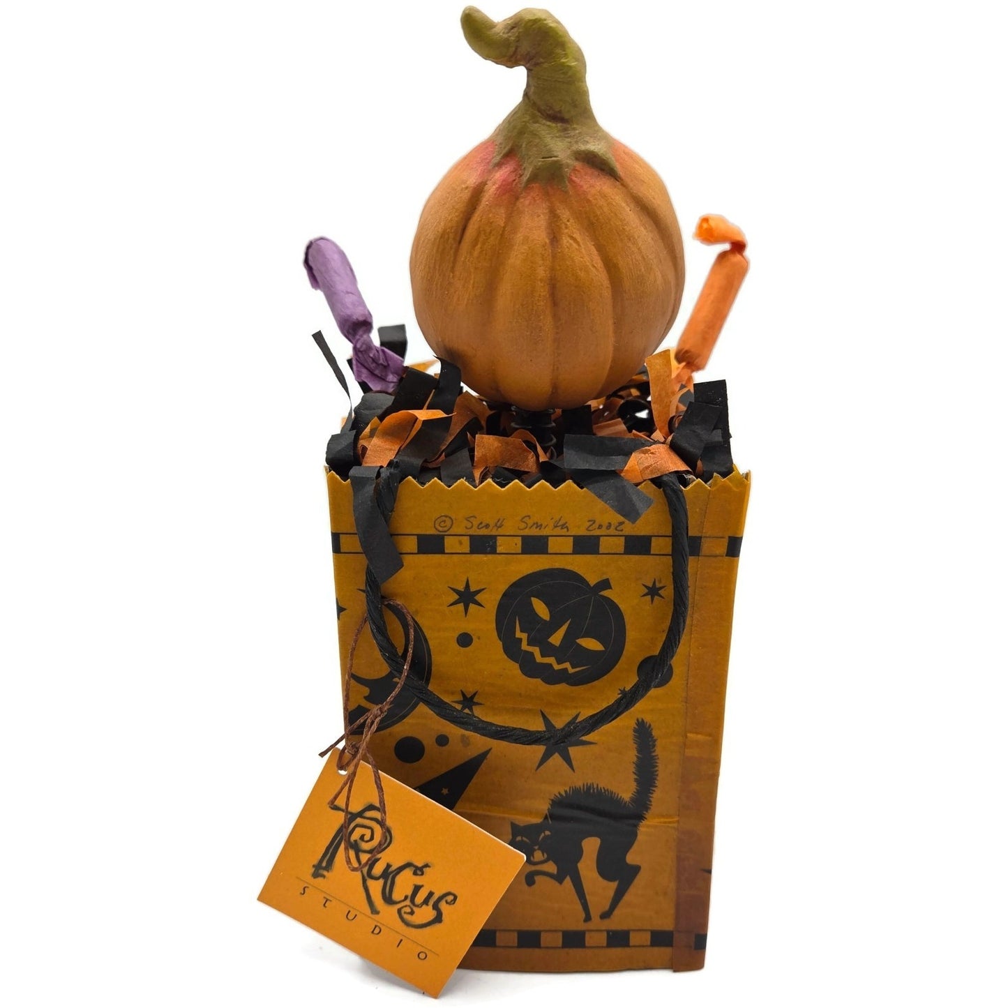 Rucus Studio Boogie Goodie Bag Halloween Candy Box Bobble Head Scott Smith 2002
