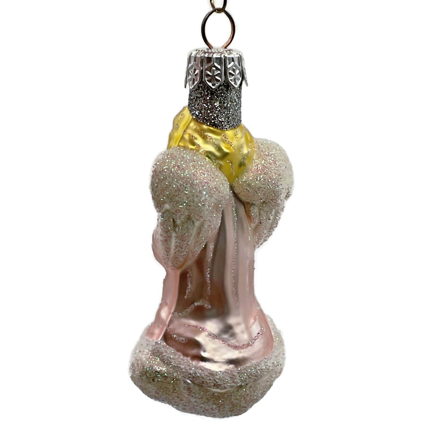 Patricia Breen Quartet of Angels Pastel Kitten Pearl Pink Christmas Ornament