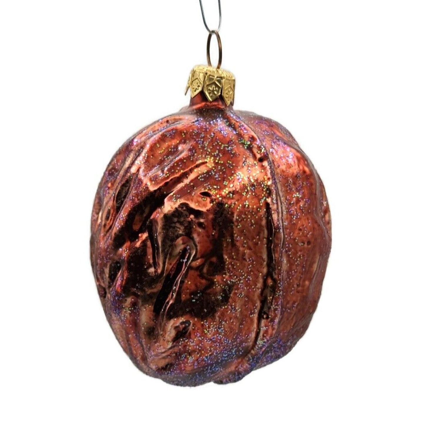 Christopher Radko Jumbo Walnut Brown Fall Christmas Tree Ornament 95-249-0
