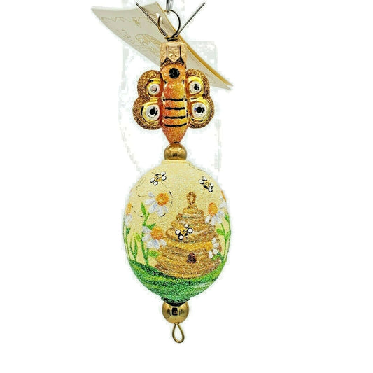 Patricia Breen Kinley Kinetics Sweet as Honey Spring Bees Flowers Tree Ornament