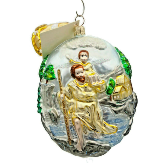 Patricia Breen Saint Christopher Car Christmas Tree Holiday Travel Ornament