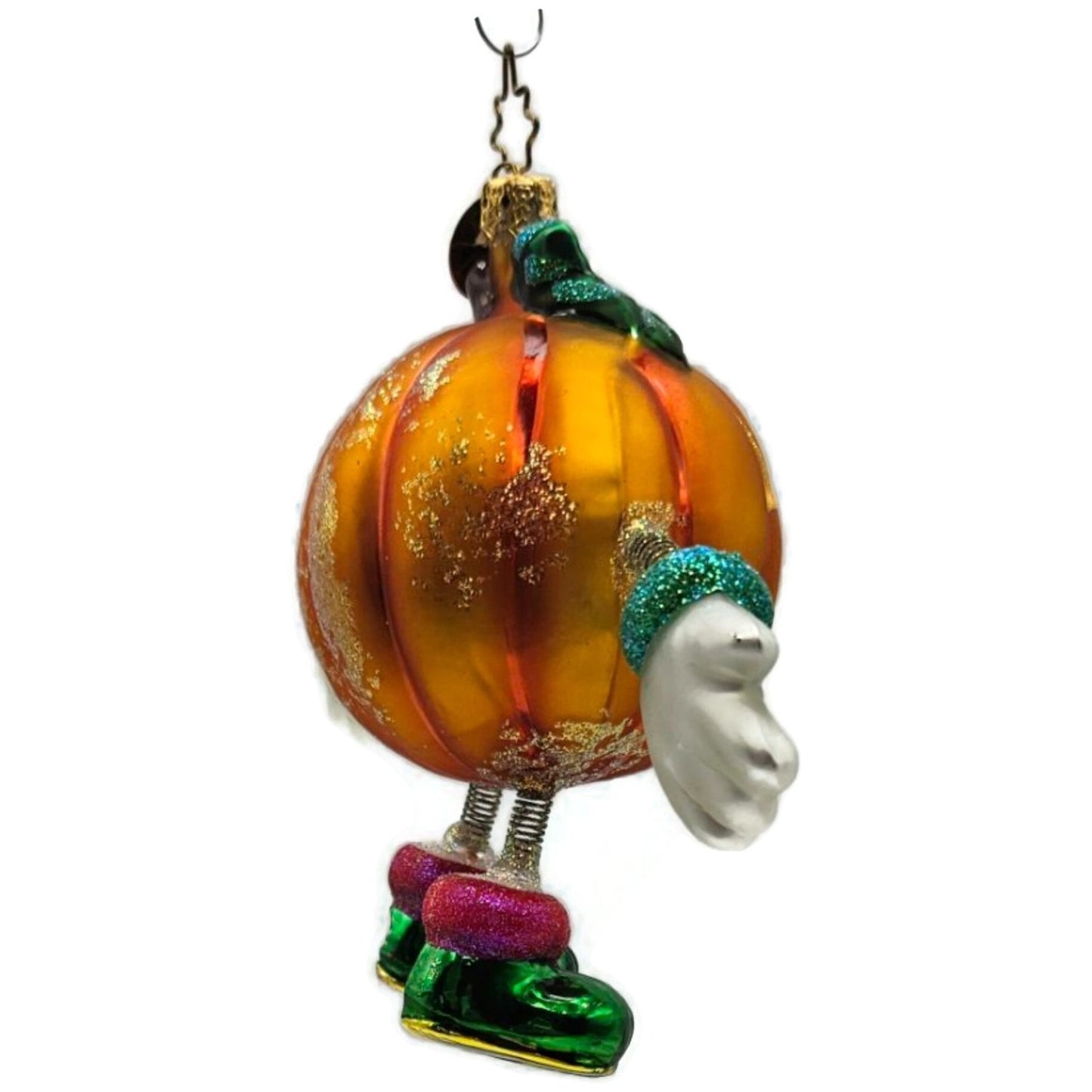 Christopher Radko Tricky Treats Pumpkin Halloween Christmas Tree Ornament