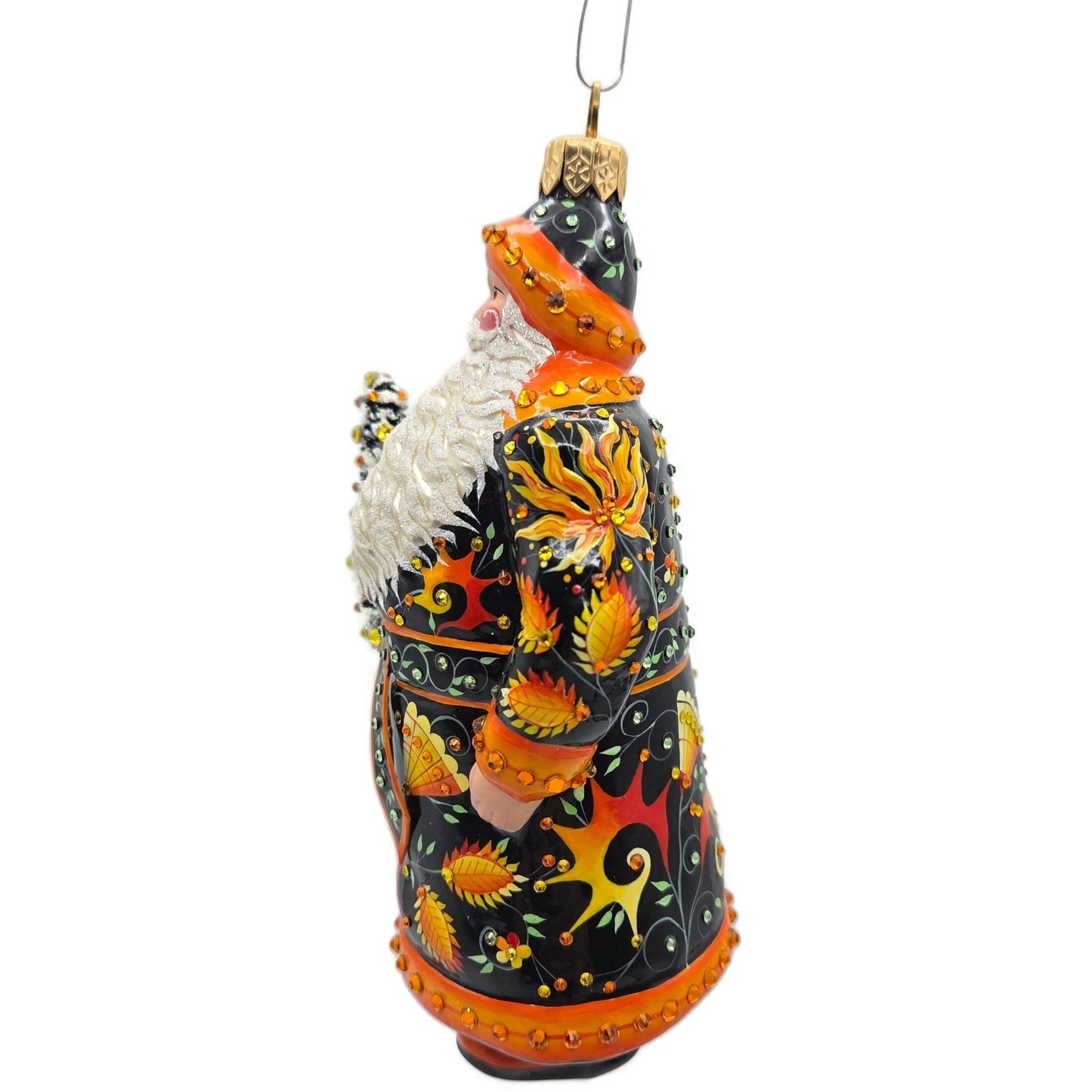 Patricia Breen Nicholas Russian Fairy Tale Black Santa Claus Christmas Ornament