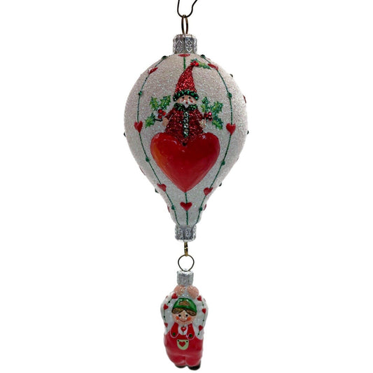 Patricia Breen Miniature Balloon Boy Hearts Valentines Christmas Tree Ornament