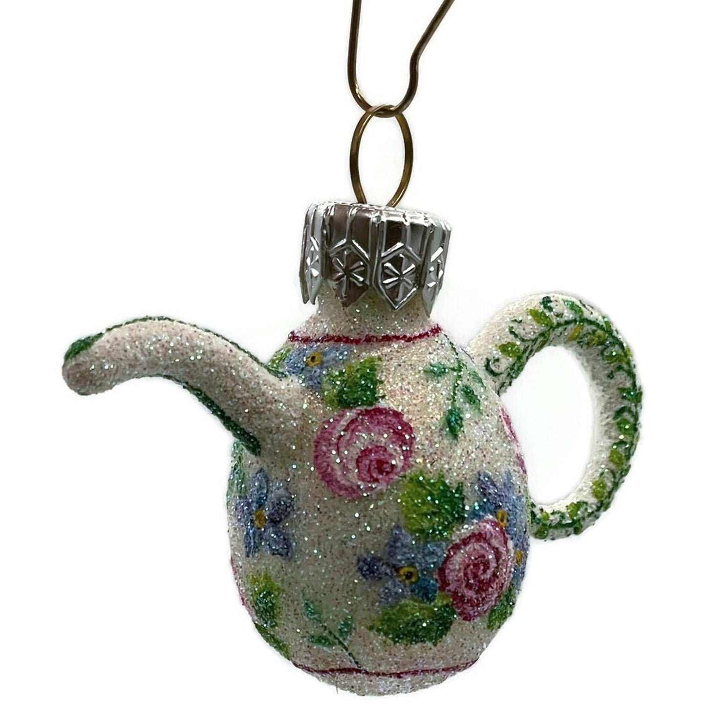 Patricia Breen Ornament Miniature Egg Surprise Teapot Easter Spring Christmas